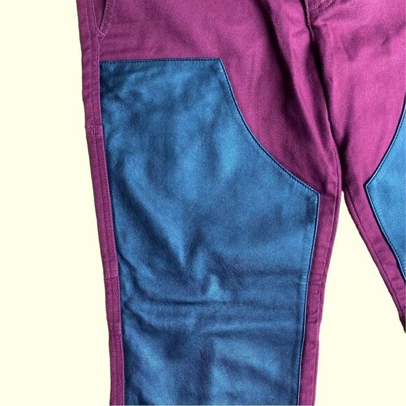 Tibi Jeans With Lambskin Front Size 29 NWOT - Picture 2 of 5